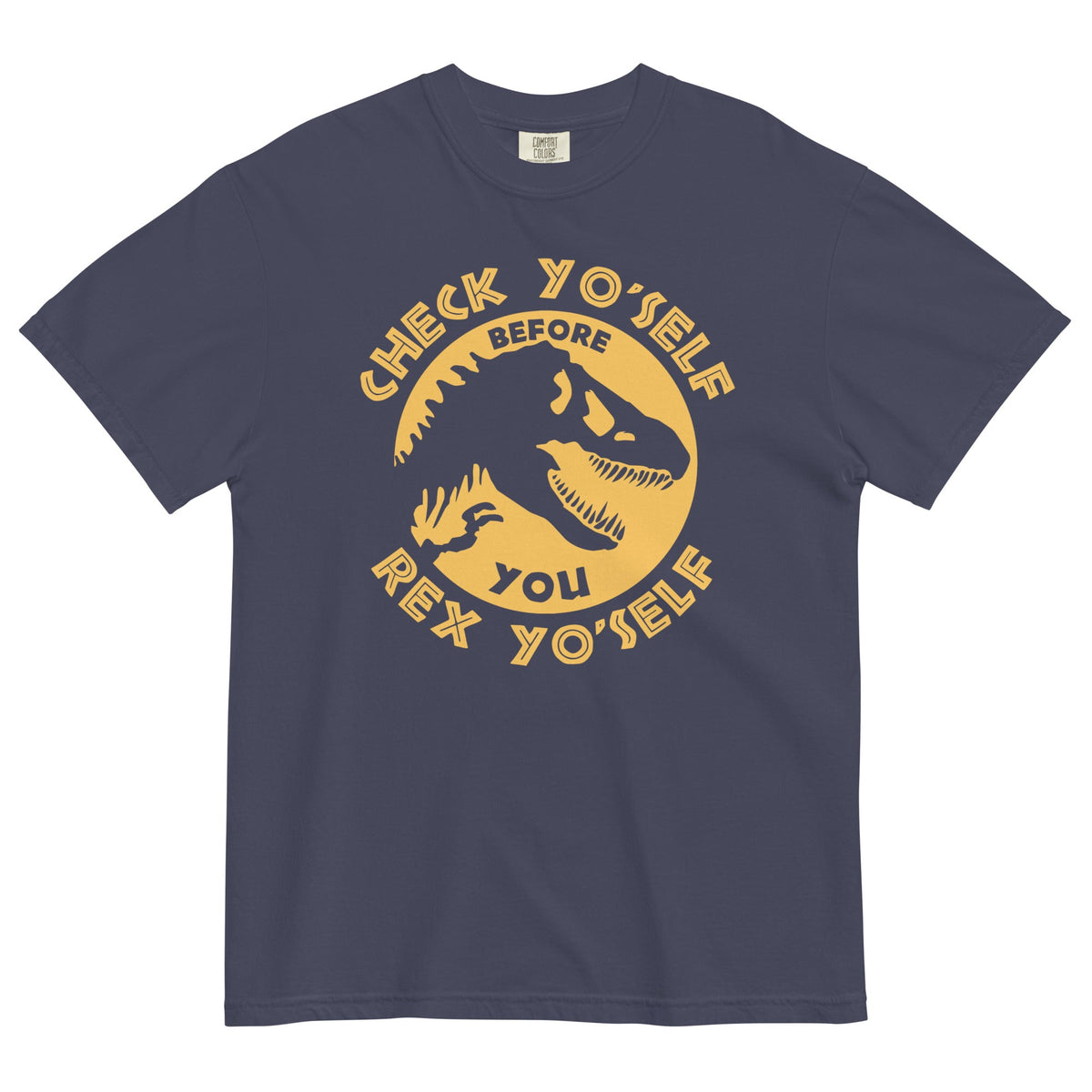 Check Yo'Self Before You Rex Men's Relaxed Fit Tee product image 1