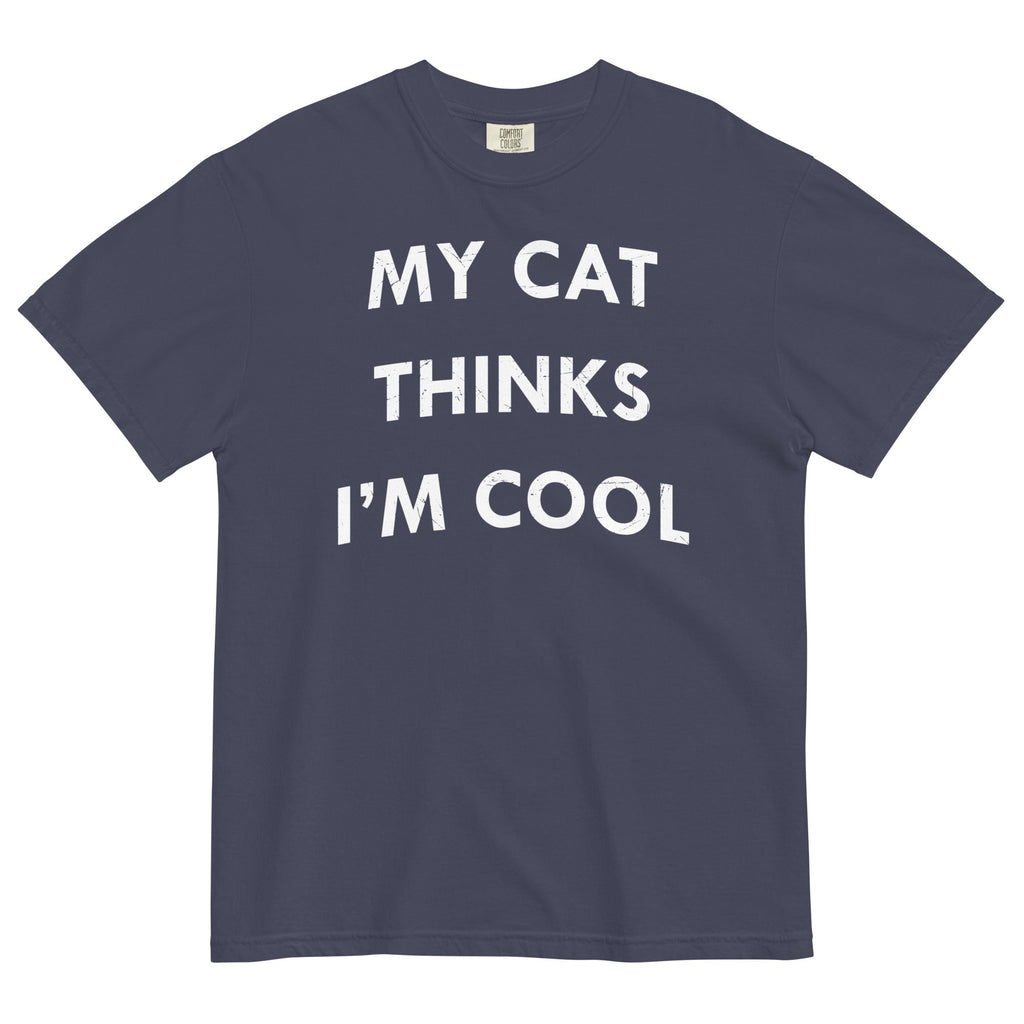 My Cat Thinks I'm Cool Men's Relaxed Fit Tee product image 1