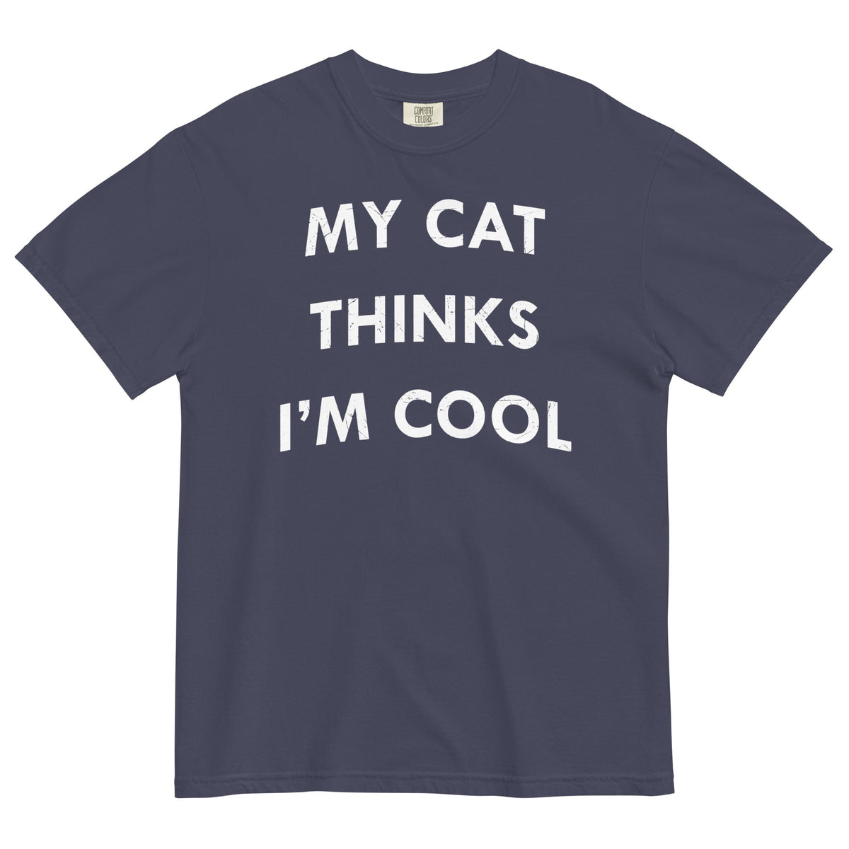 My Cat Thinks I'm Cool Men's Relaxed Fit Tee product image 1