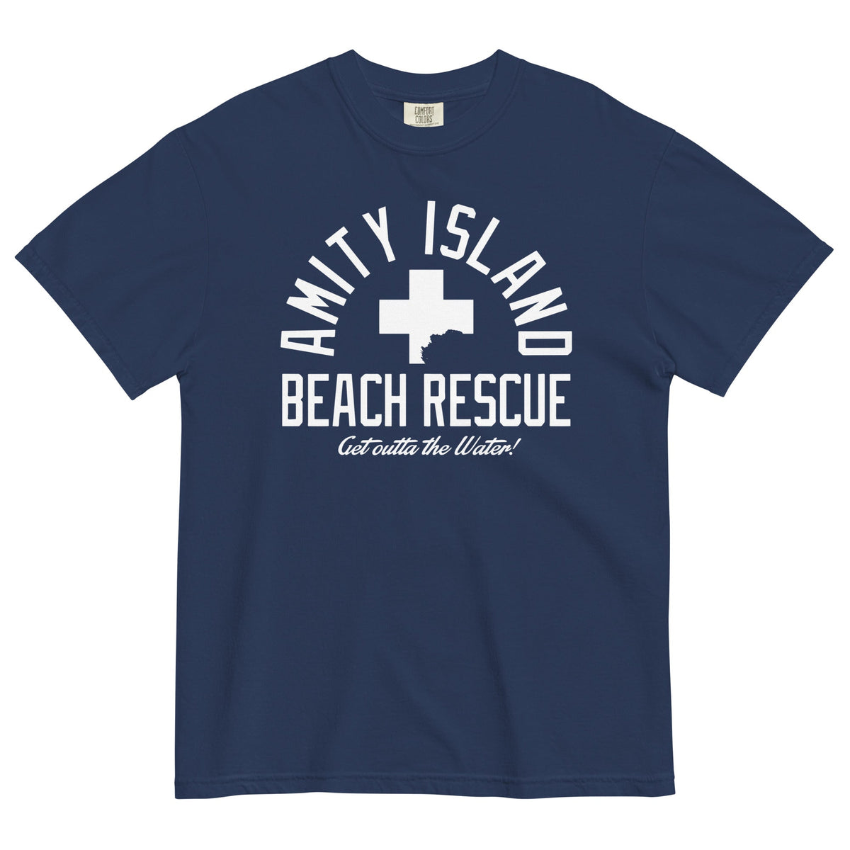 Amity Island Beach Rescue Men's Relaxed Fit Tee product image 5