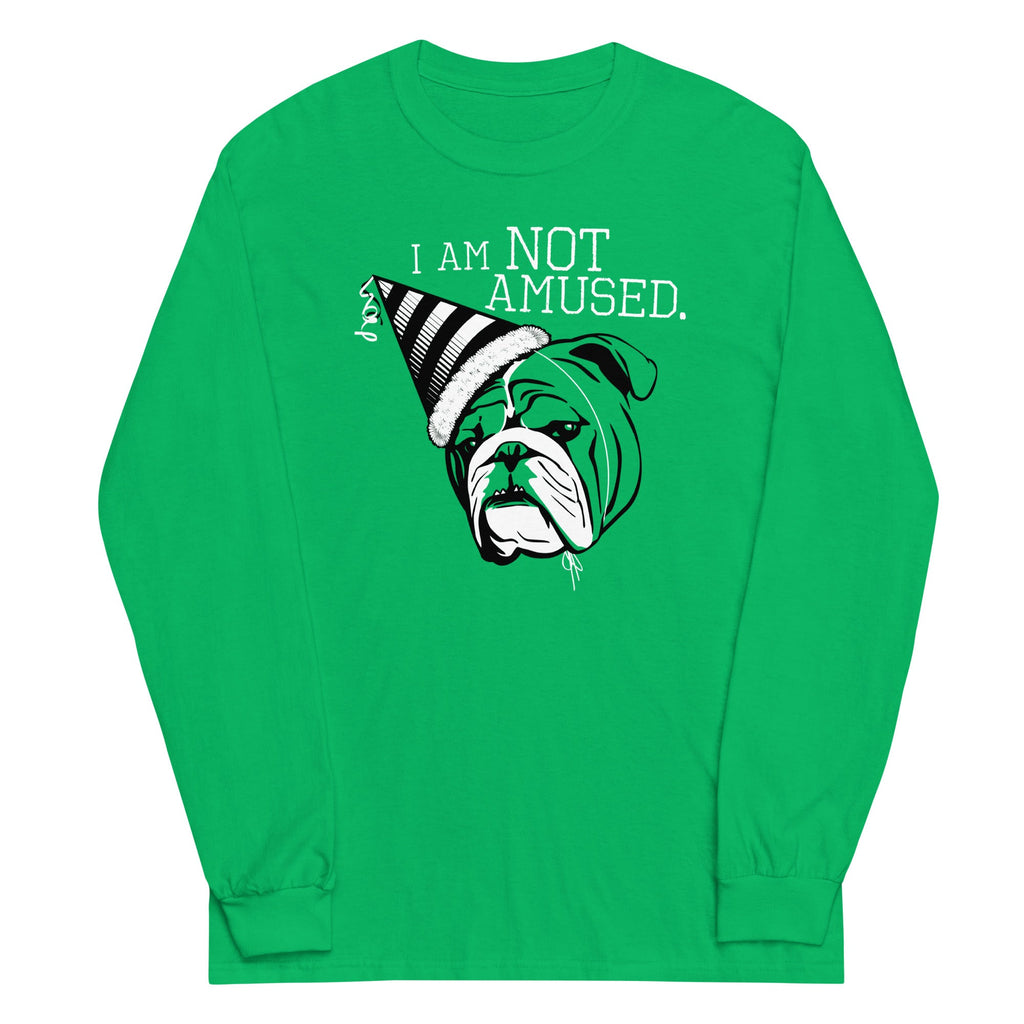 I Am Not Amused Unisex Long Sleeve Tee product image 3