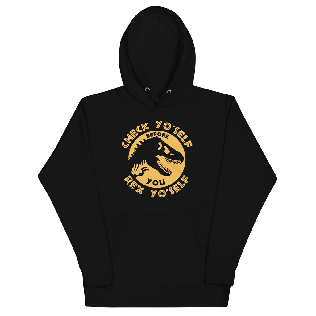 Check Yo'Self Before You Rex Unisex Hoodie product image 2