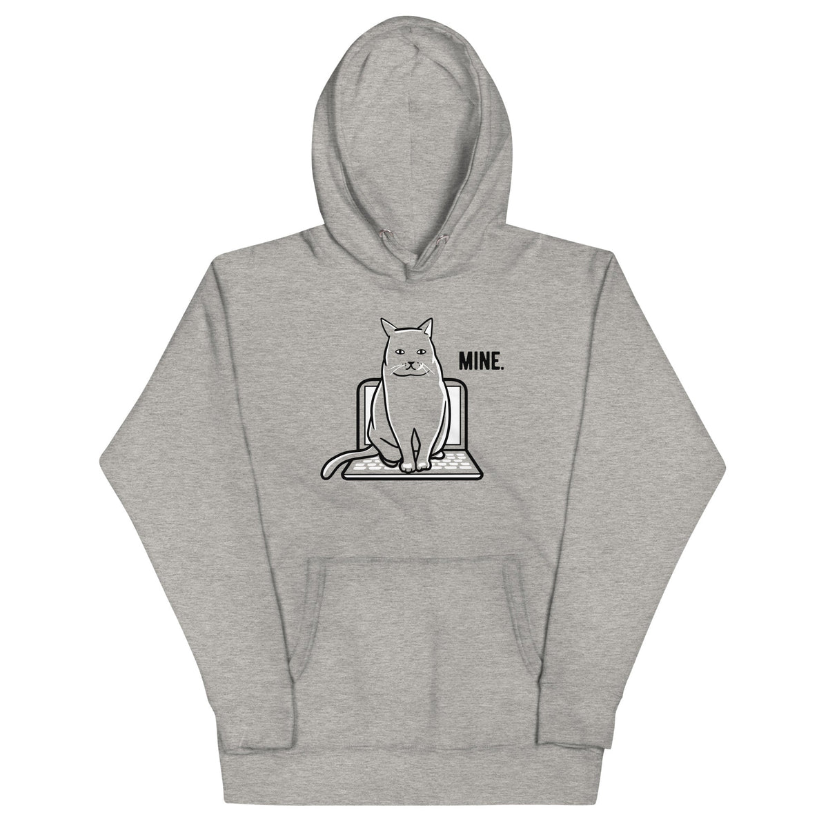 Mine Computer Cat Unisex Hoodie product image 1