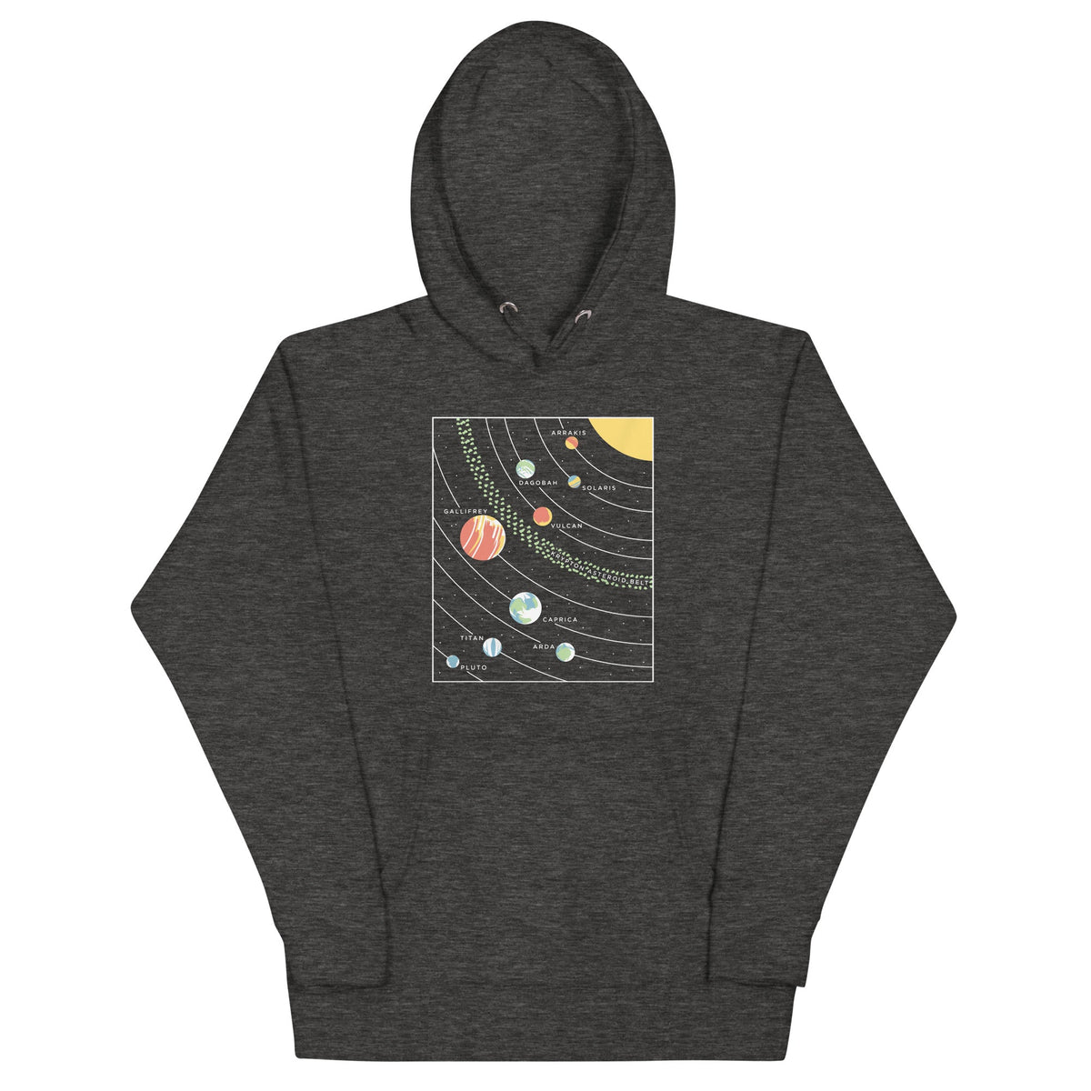 9 Planets Unisex Hoodie product image 4