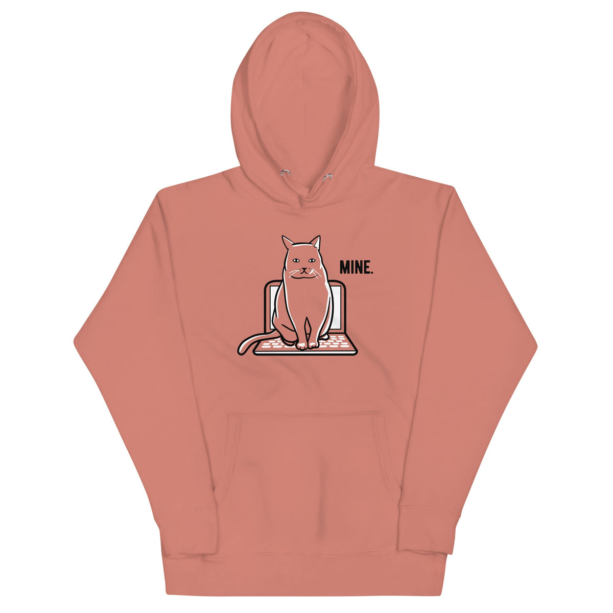 Mine Computer Cat Unisex Hoodie product image 2