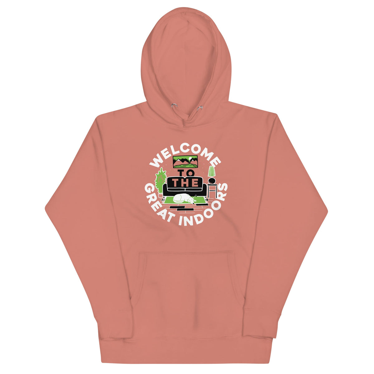 Welcome To The Great Indoors Unisex Hoodie product image 2
