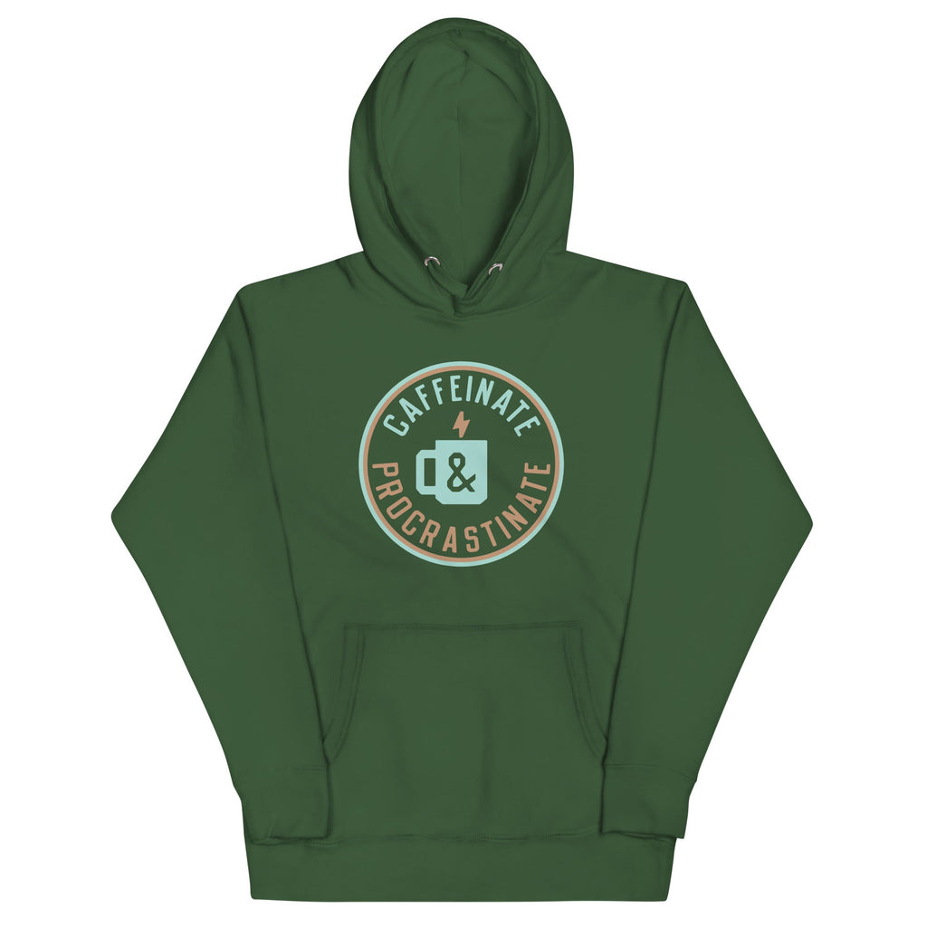 Caffeinate And Procrastinate Unisex Hoodie product image 5
