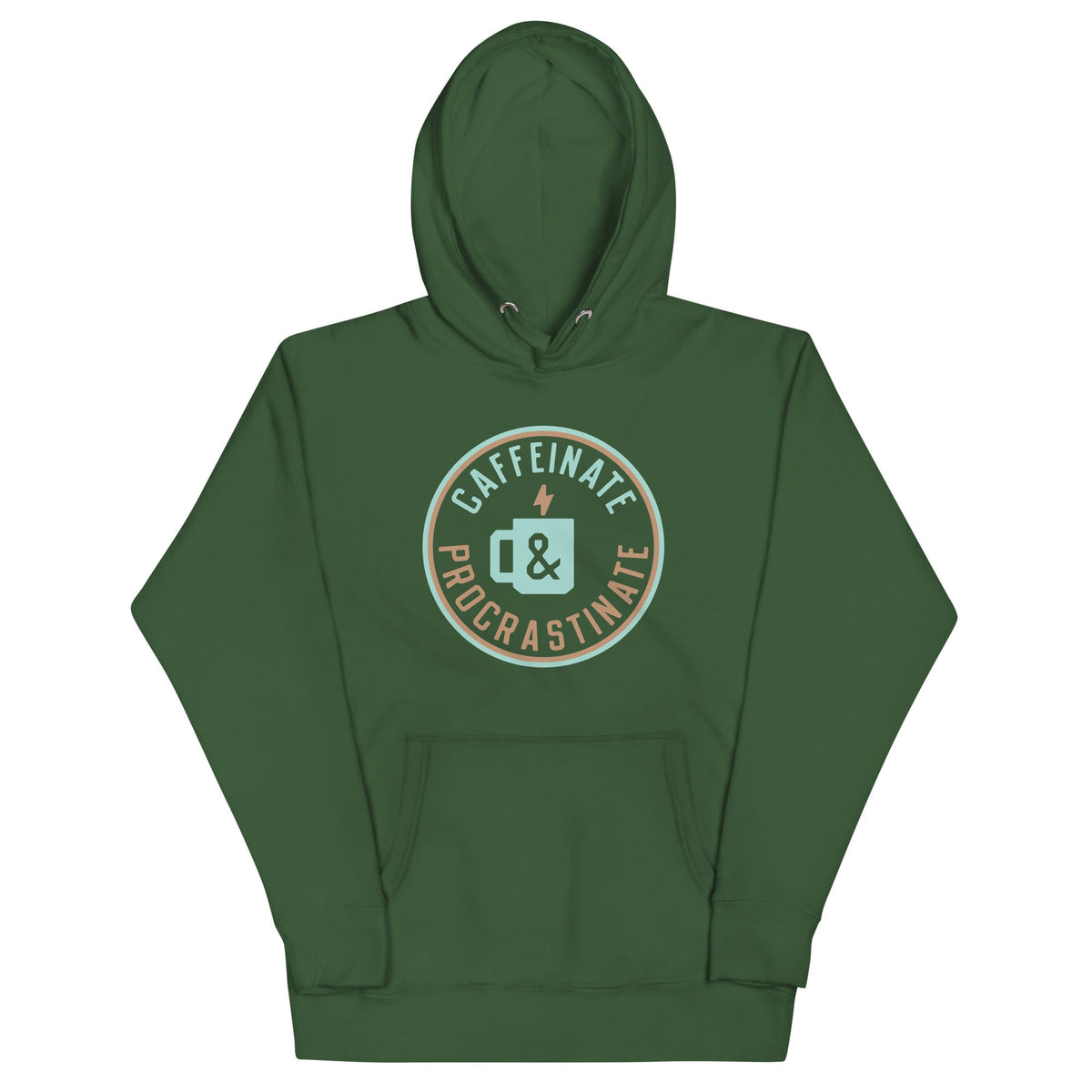 Caffeinate And Procrastinate Unisex Hoodie product image 5