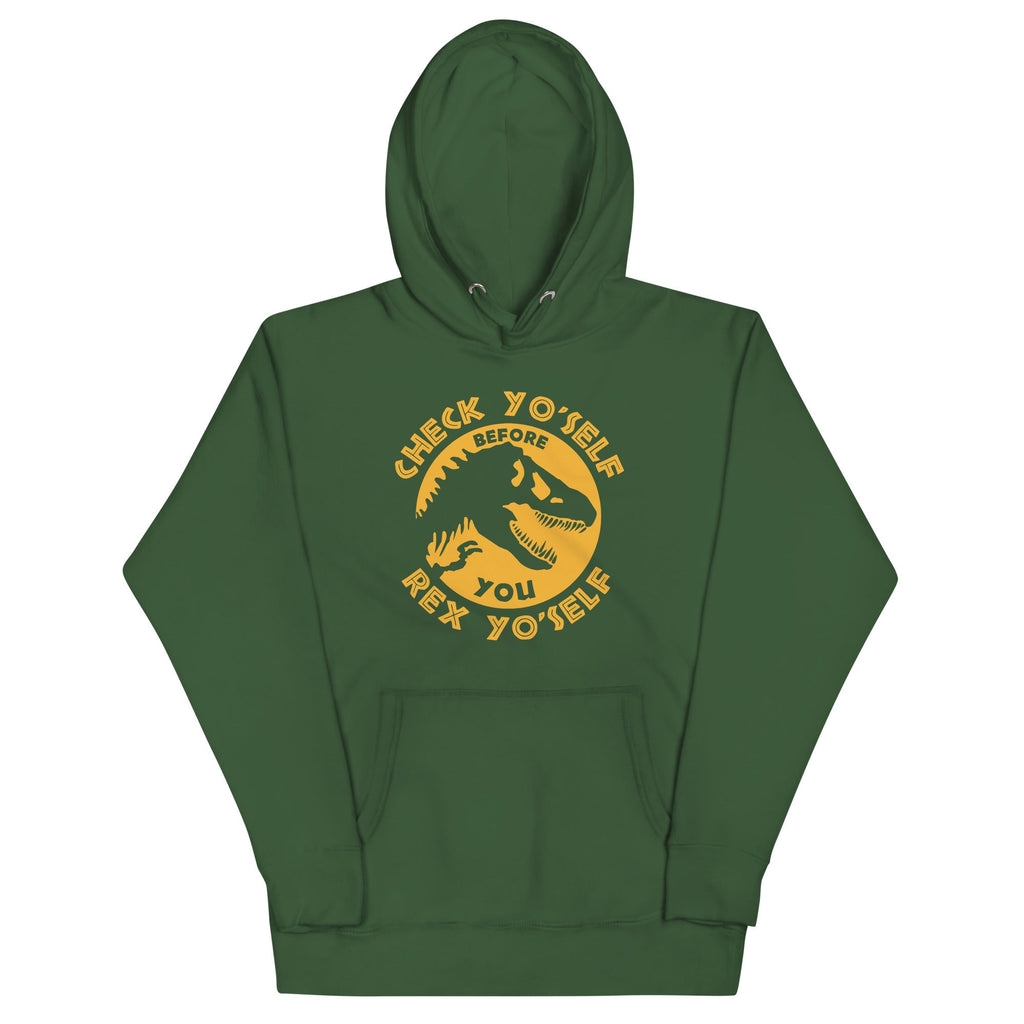 Check Yo'Self Before You Rex Unisex Hoodie product image 3