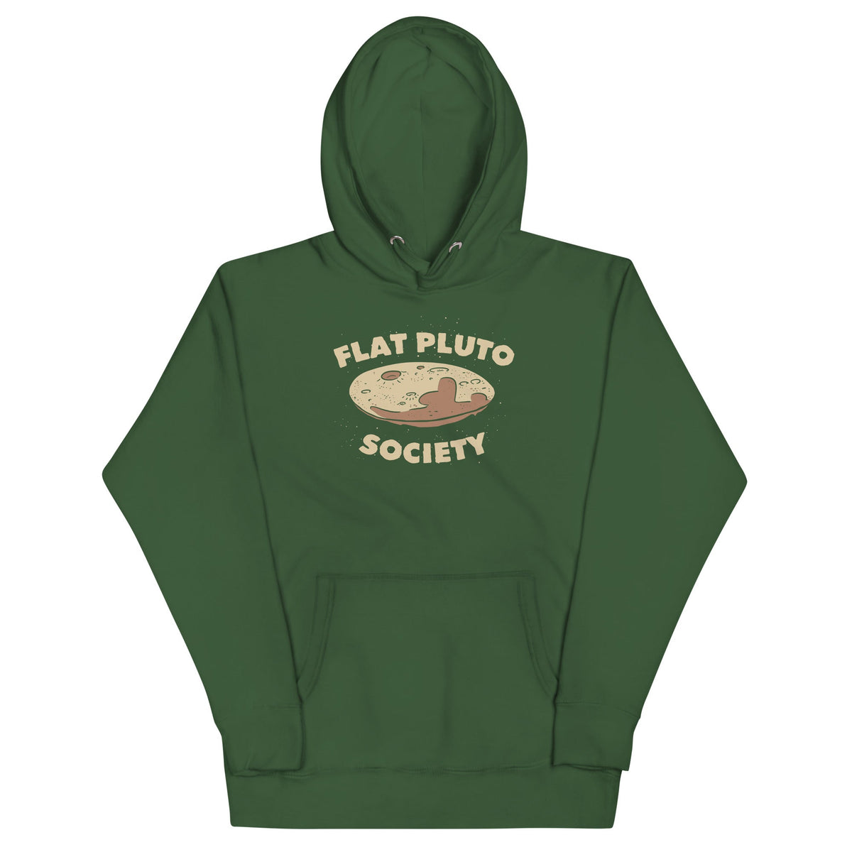 Flat Pluto Society Unisex Hoodie product image 6