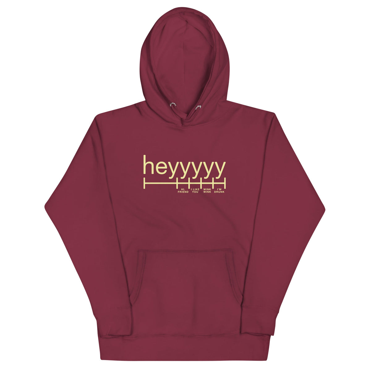 Heyyyyy Unisex Hoodie product image 3