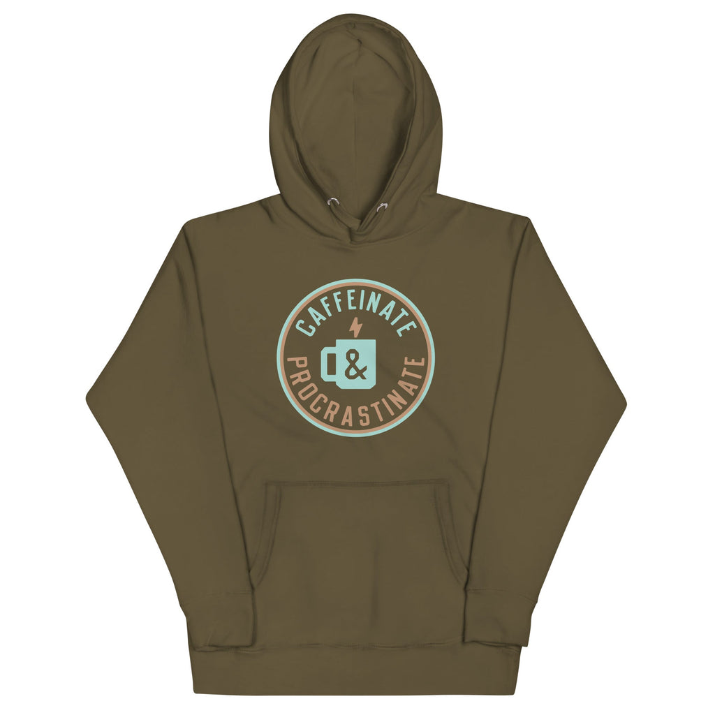 Caffeinate And Procrastinate Unisex Hoodie product image 1