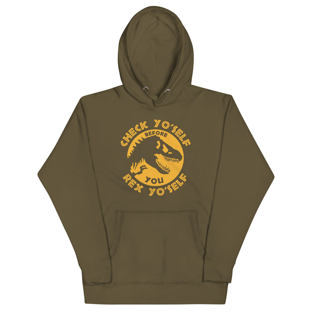 Check Yo'Self Before You Rex Unisex Hoodie product image 4