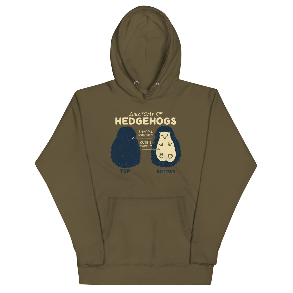 Anatomy Of Hedgehogs Unisex Hoodie product image 3