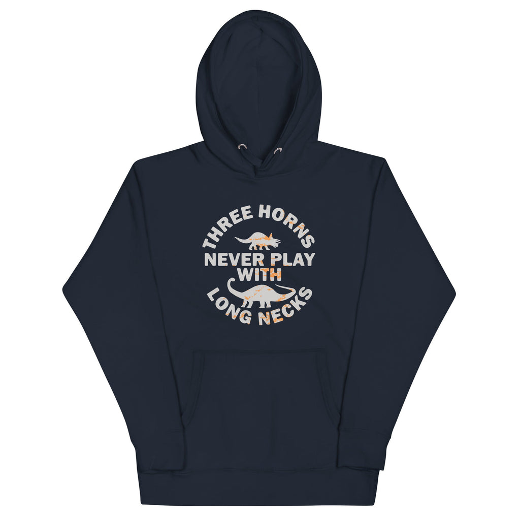 Three Horns Never Play With Long Necks Unisex Hoodie product image 2