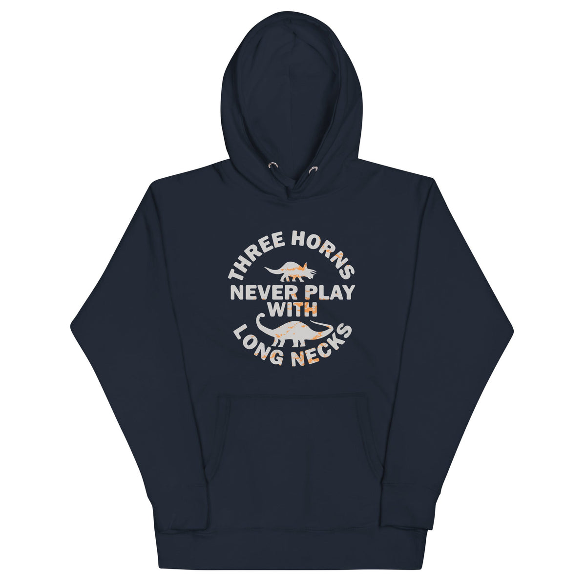 Three Horns Never Play With Long Necks Unisex Hoodie product image 2