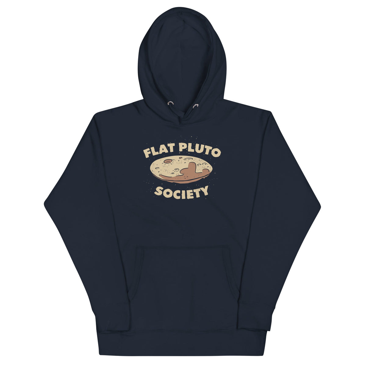 Flat Pluto Society Unisex Hoodie product image 2
