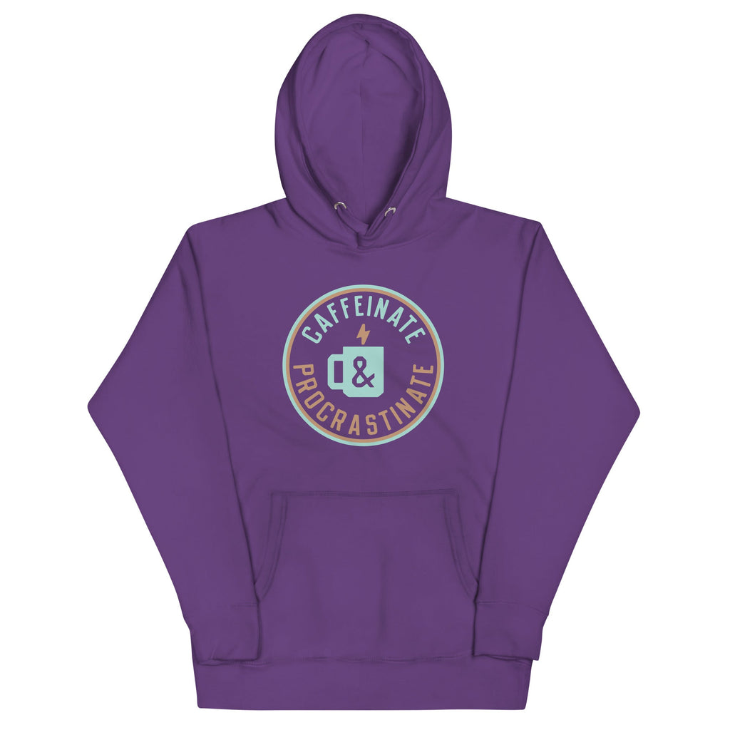 Caffeinate And Procrastinate Unisex Hoodie product image 4