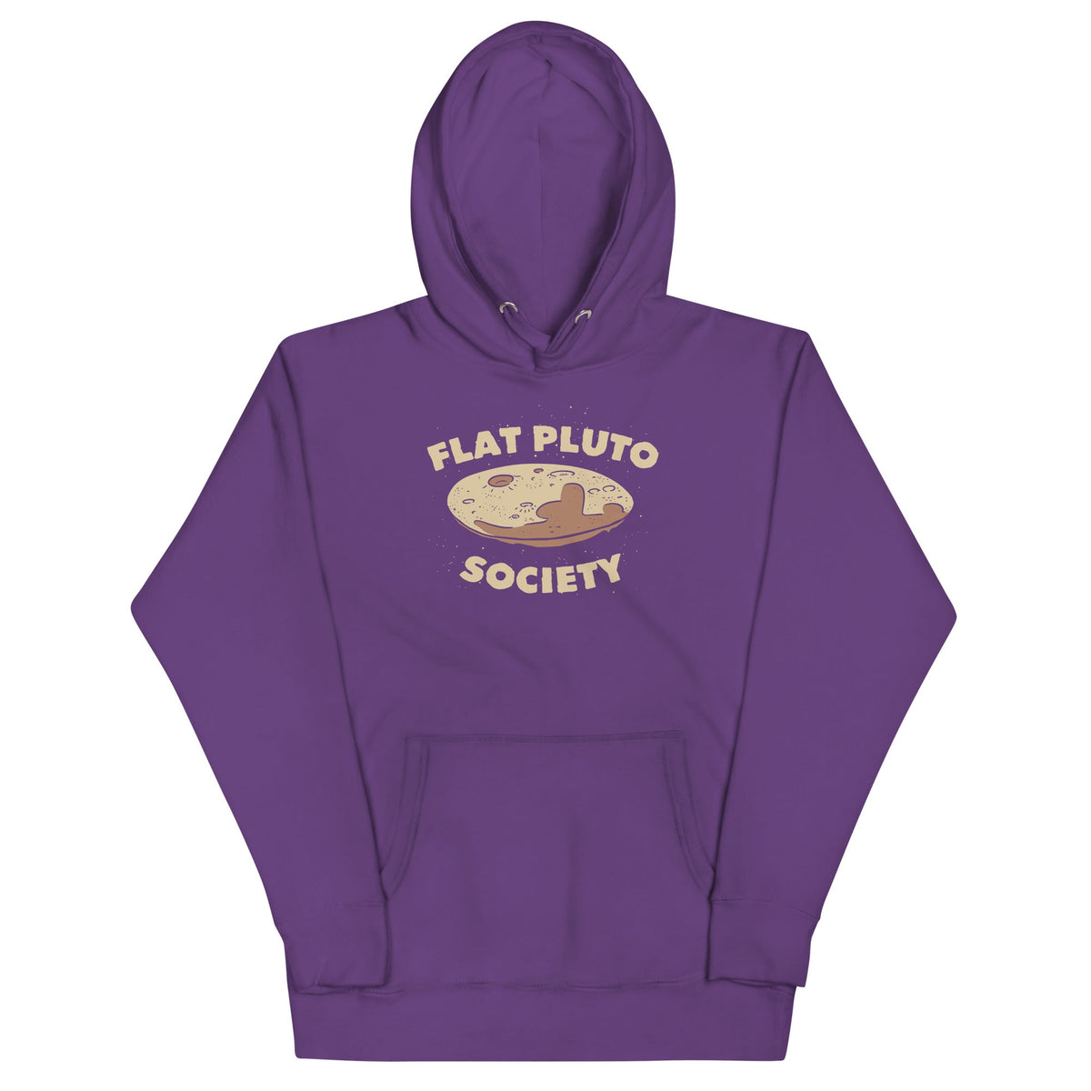 Flat Pluto Society Unisex Hoodie product image 5