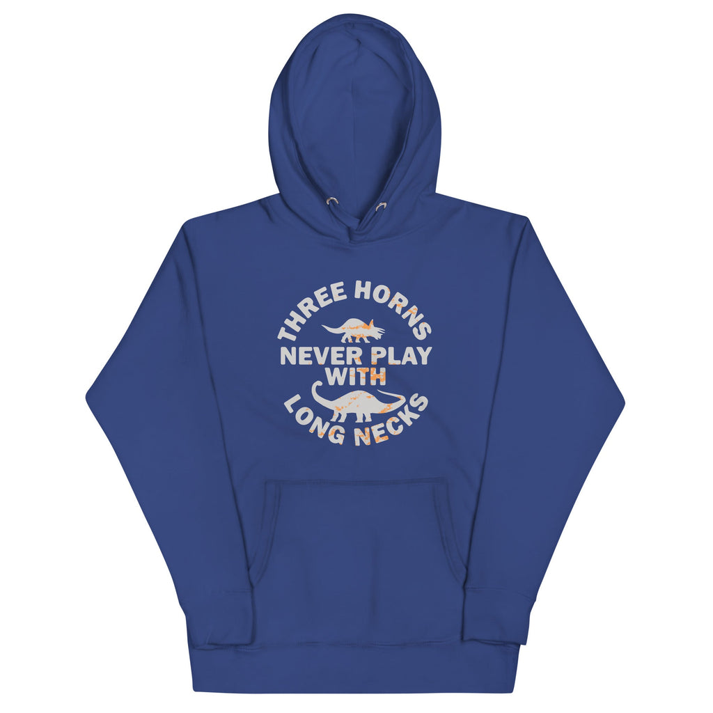 Three Horns Never Play With Long Necks Unisex Hoodie product image 4