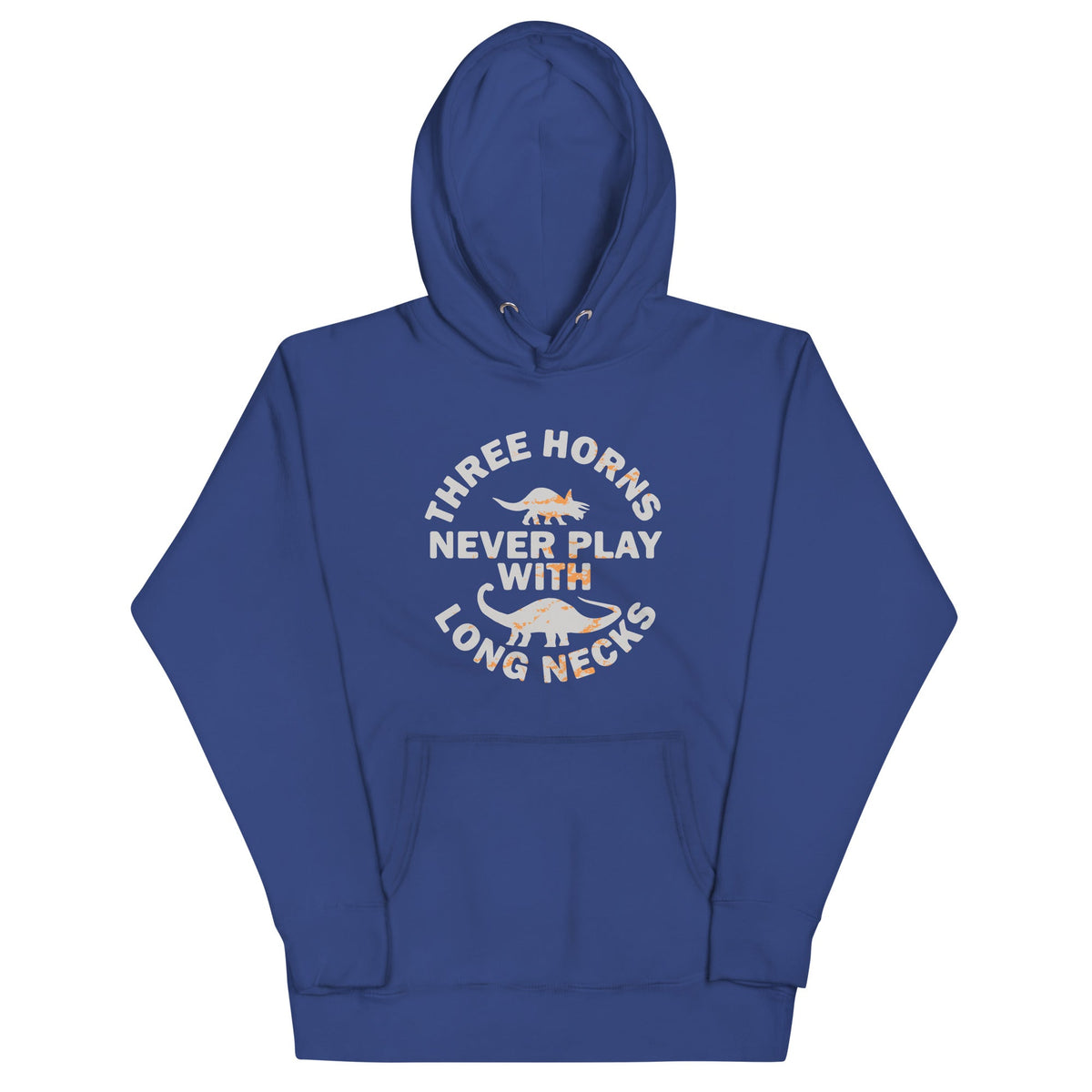 Three Horns Never Play With Long Necks Unisex Hoodie product image 4