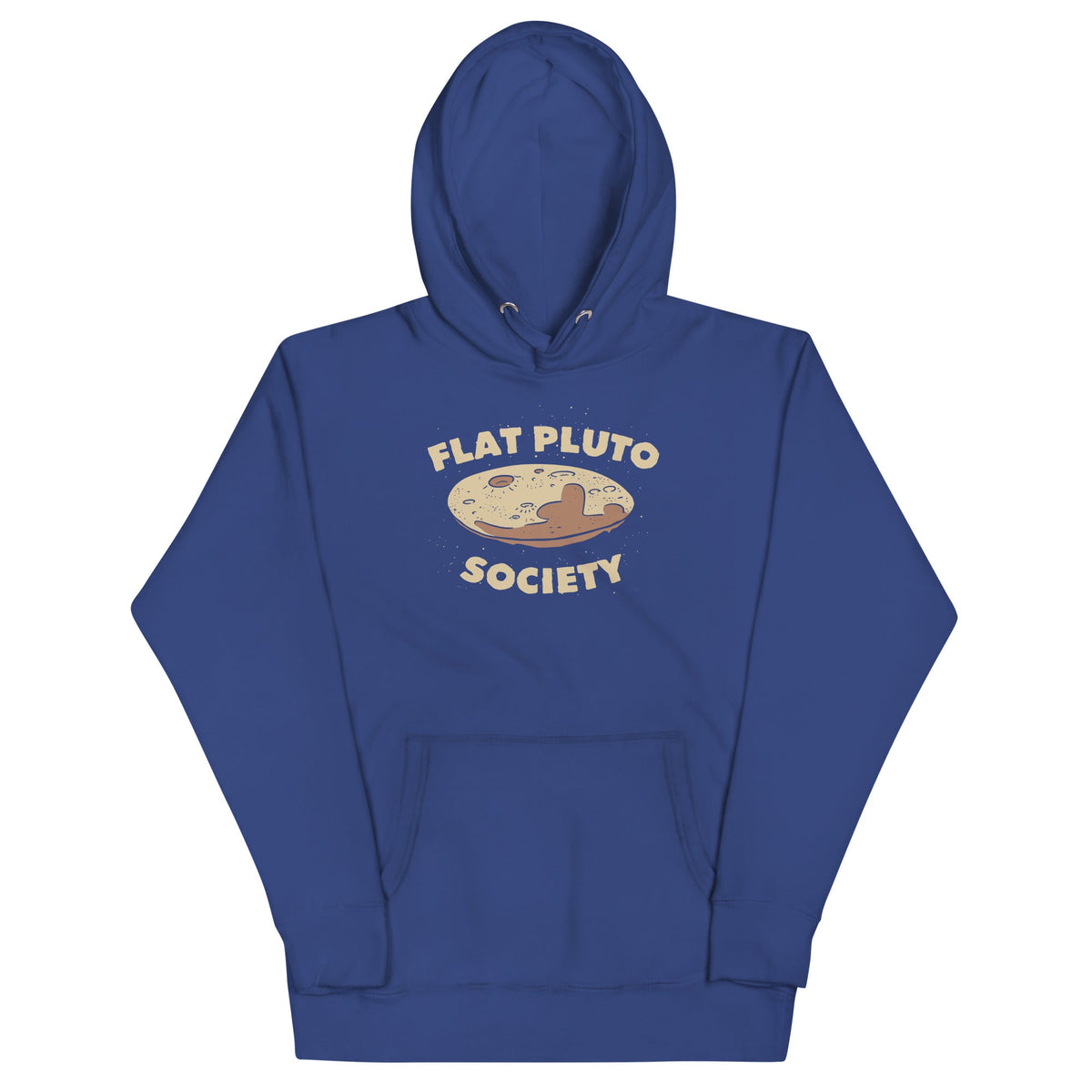 Flat Pluto Society Unisex Hoodie product image 4