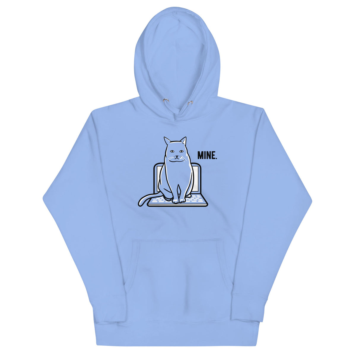 Mine Computer Cat Unisex Hoodie product image 4
