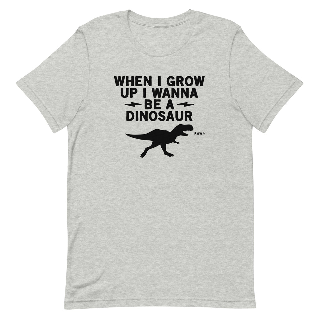 When I Grow Up I Wanna Be A Dinosaur Men's Signature Tee product image 1