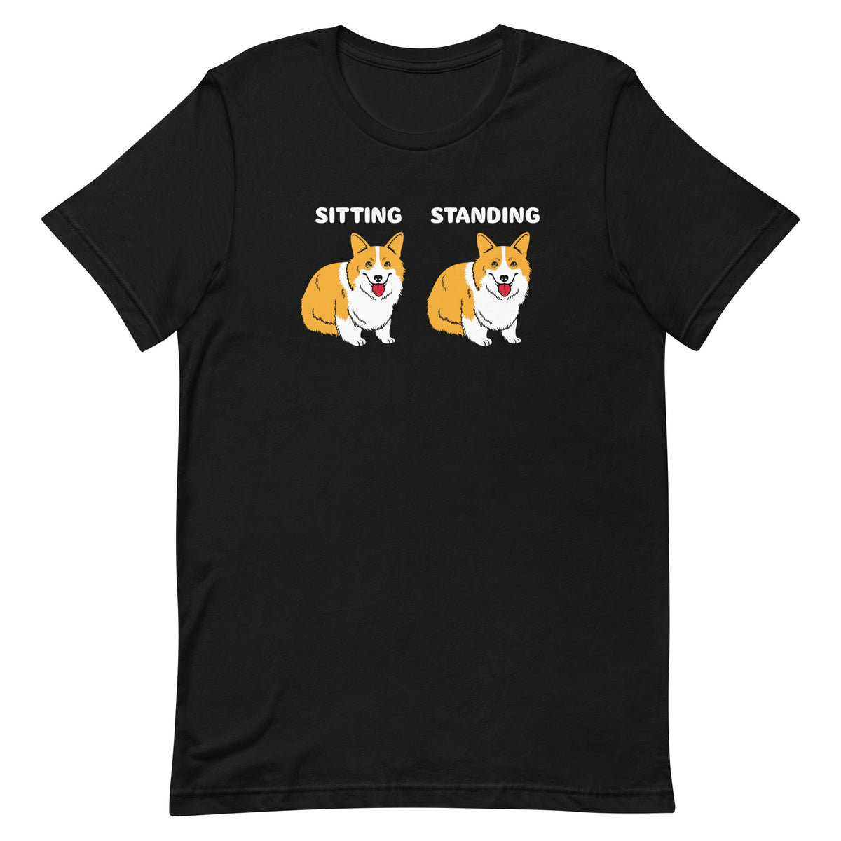 Corgi Sitting And Standing Men's Signature Tee product image 1