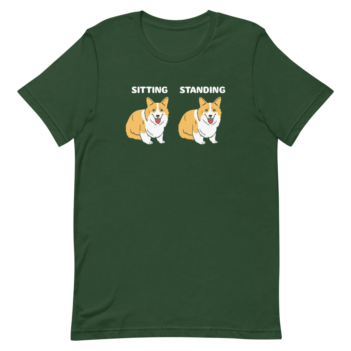 Corgi Sitting And Standing Men's Signature Tee product image 4