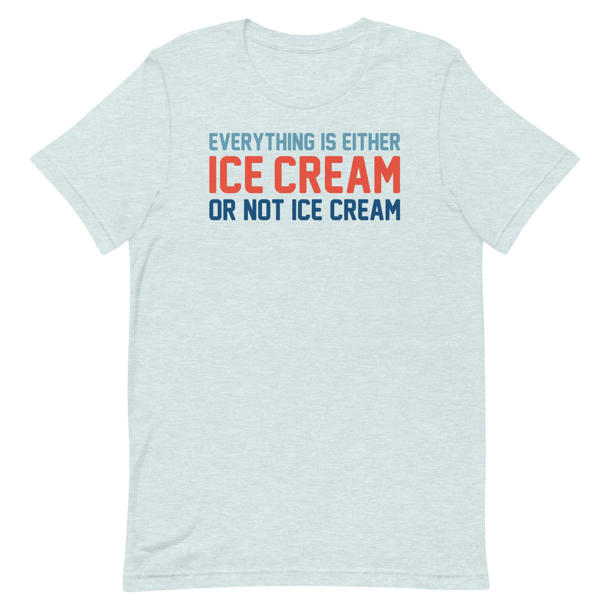 Everything Is Ice Cream Or Not Men's Signature Tee product image 3