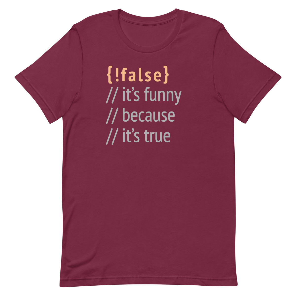 It's Funny Because True Men's Signature Tee product image 3