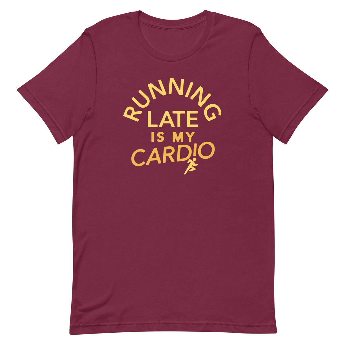 Running Late Is My Cardio Men's Signature Tee product image 3