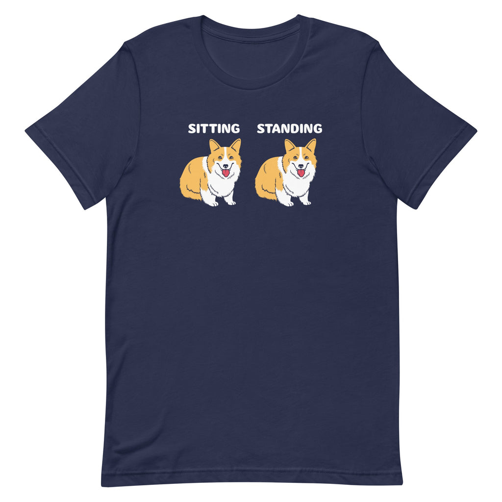 Corgi Sitting And Standing Men's Signature Tee product image 2