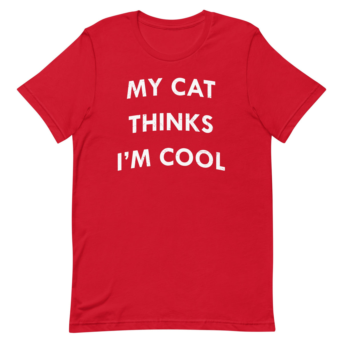 My Cat Thinks I'm Cool Men's Signature Tee product image 3