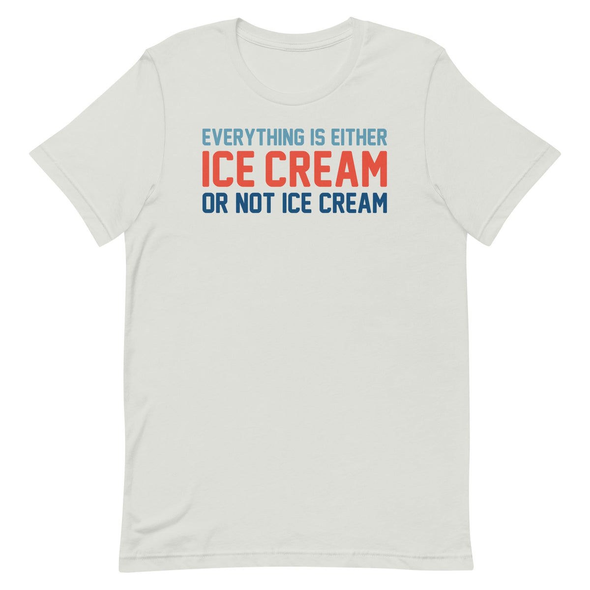 Everything Is Ice Cream Or Not Men's Signature Tee product image 1