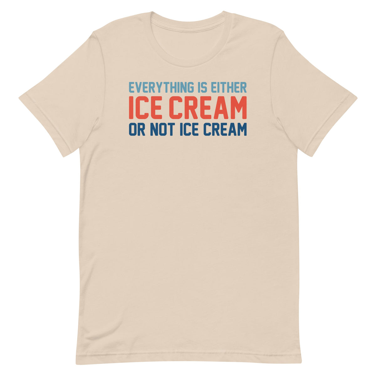 Everything Is Ice Cream Or Not Men's Signature Tee product image 4