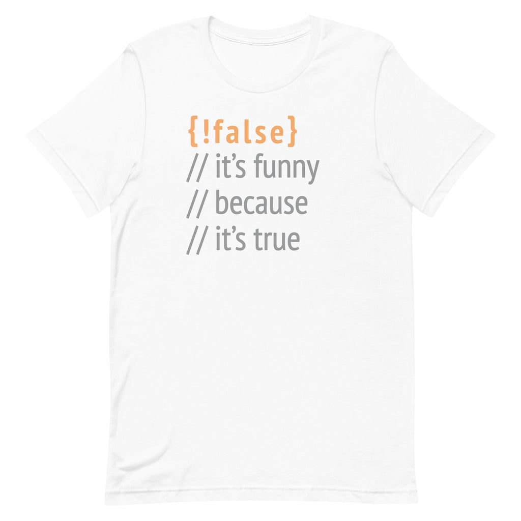 It's Funny Because True Men's Signature Tee product image 5