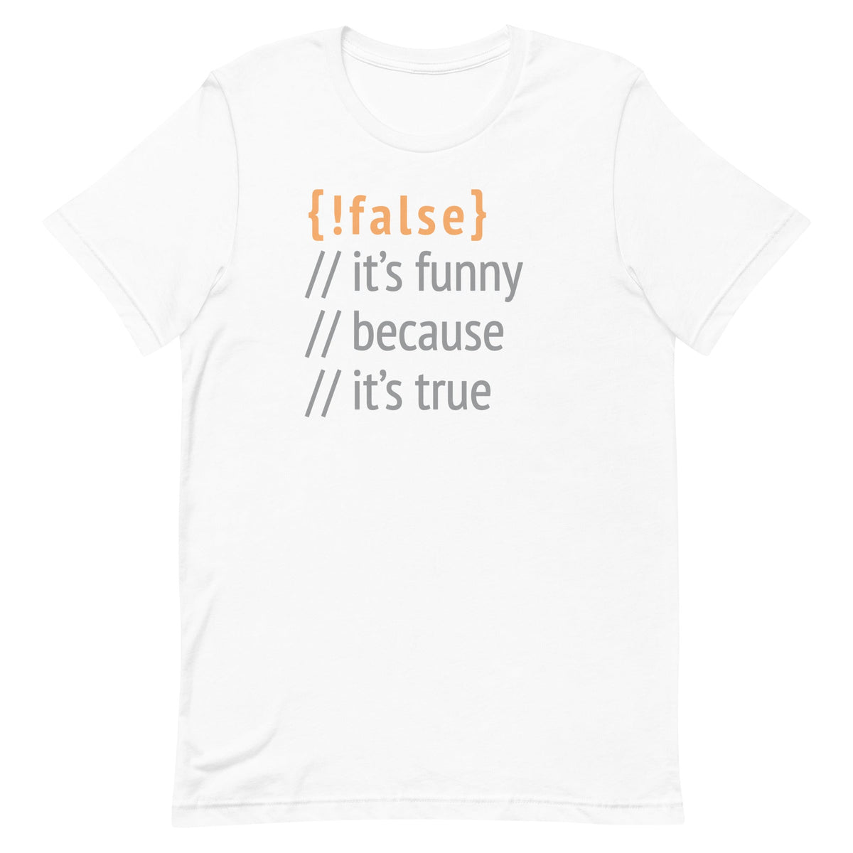 It's Funny Because True Men's Signature Tee product image 5