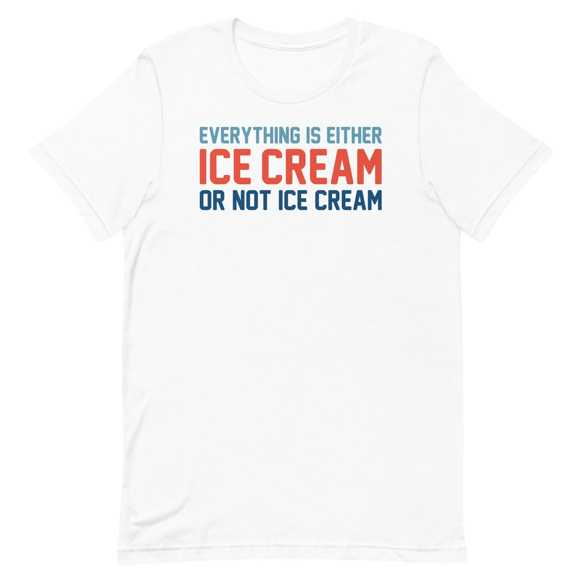 Everything Is Ice Cream Or Not Men's Signature Tee product image 6