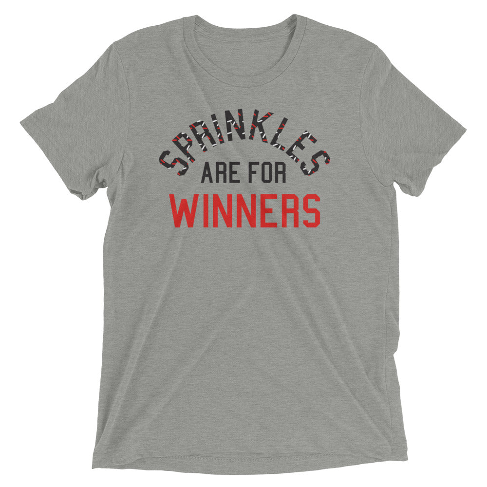 Sprinkles Are For Winners Men's Tri-Blend Tee product image 3