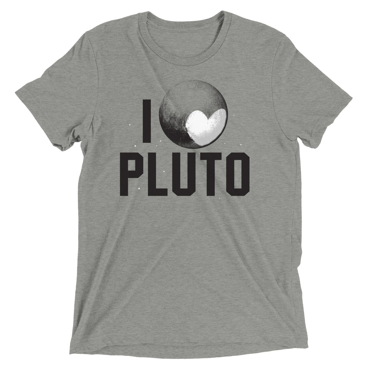 I Heart Pluto Men's Tri-Blend Tee product image 1