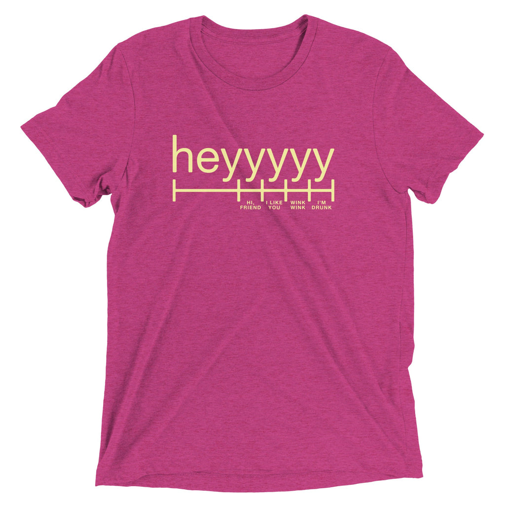 Heyyyyy Men's Tri-Blend Tee product image 1