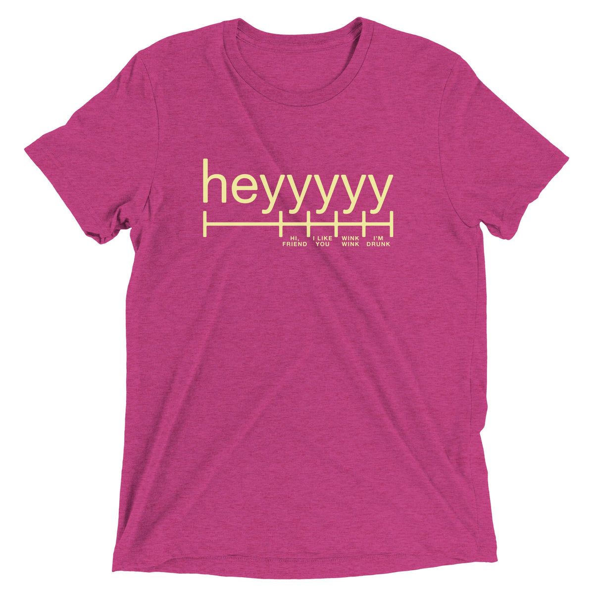 Heyyyyy Men's Tri-Blend Tee product image 1