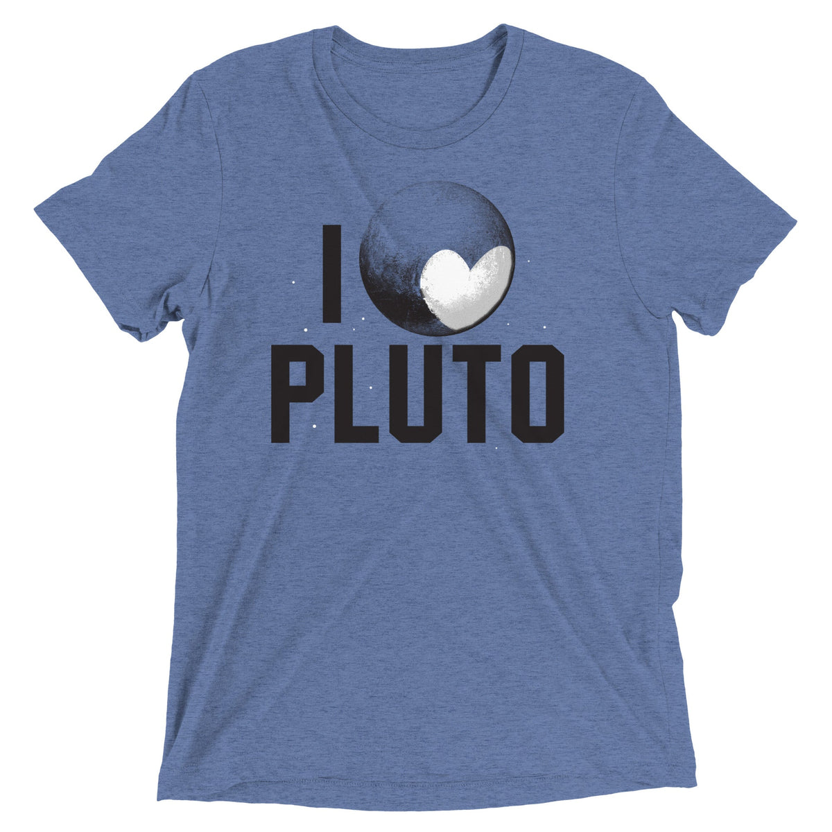 I Heart Pluto Men's Tri-Blend Tee product image 2