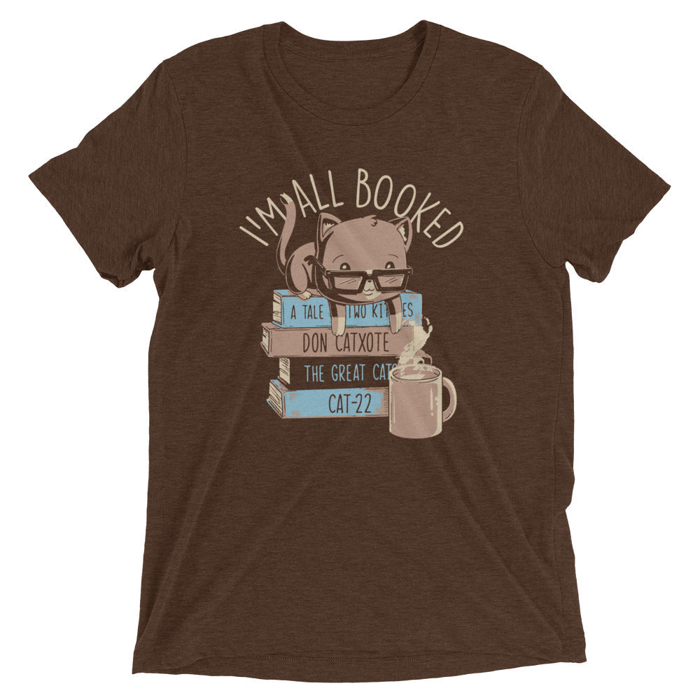 I'm All Booked Men's Tri-Blend Tee product image 3