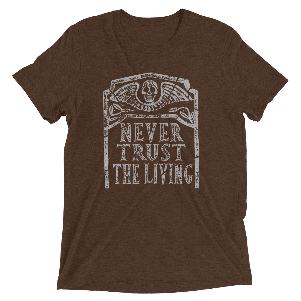 Never Trust The Living Men's Tri-Blend Tee product image 3