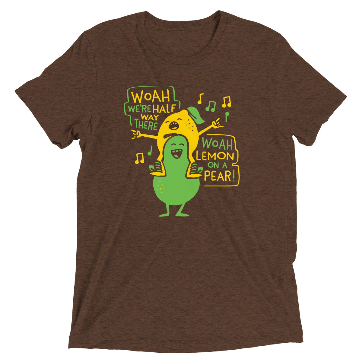 Lemon On A Pear Men's Tri-Blend Tee product image 1