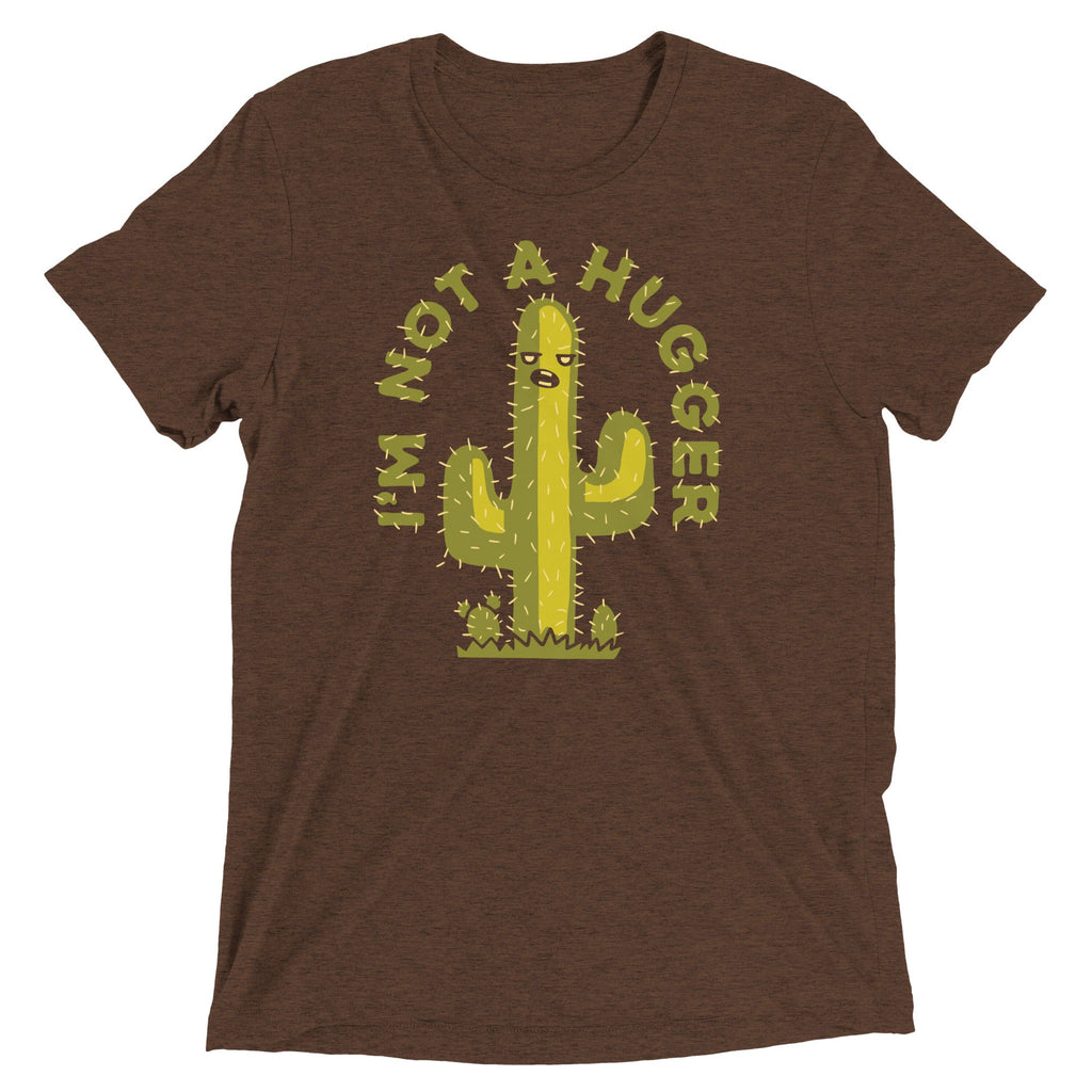 I'm Not A Hugger Men's Tri-Blend Tee product image 2
