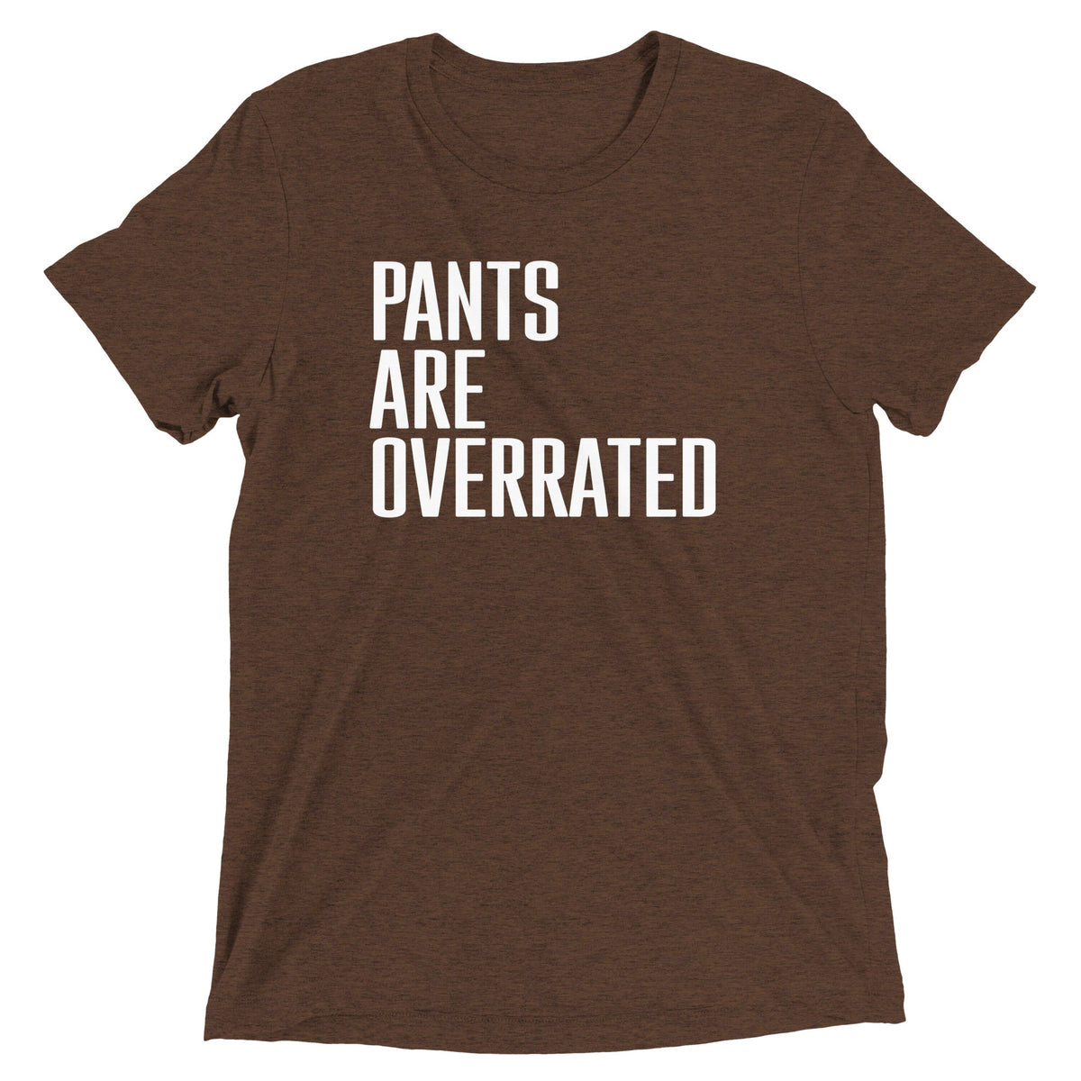 Pants Are Overrated Men's Tri-Blend Tee product image 1